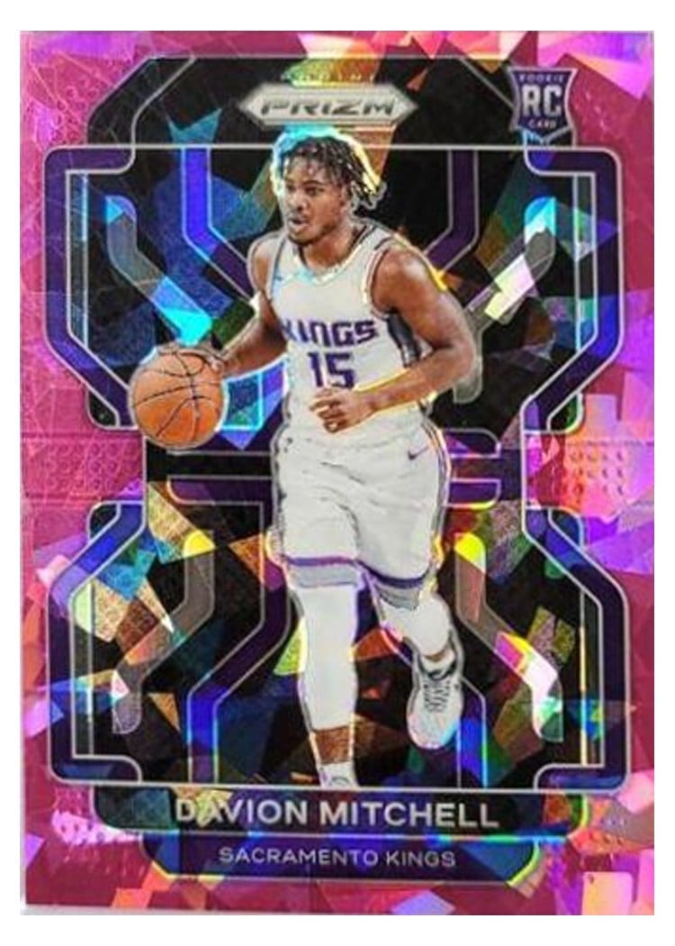 2021-22 Panini Prizm Base Set Davion Mitchell #312 card