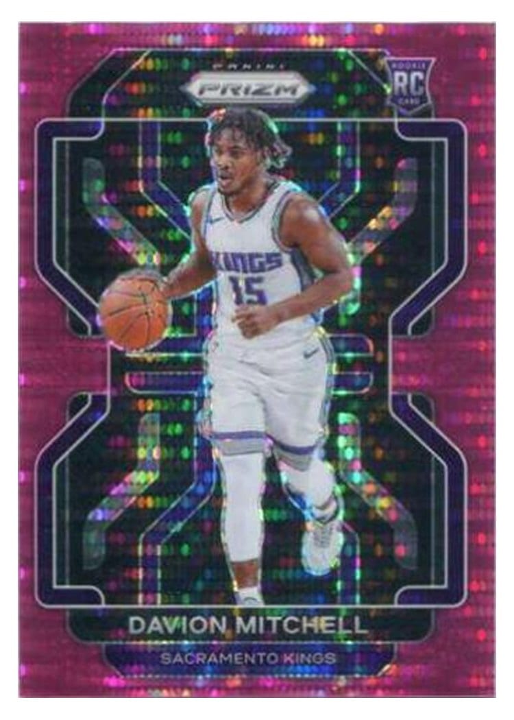 2021-22 Panini Prizm Base Set Davion Mitchell #312 card