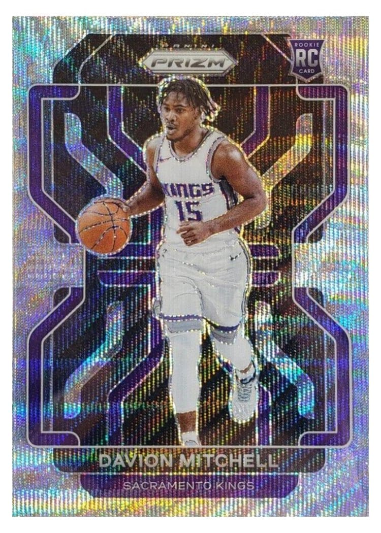 2021-22 Panini Prizm Base Set Davion Mitchell #312 card