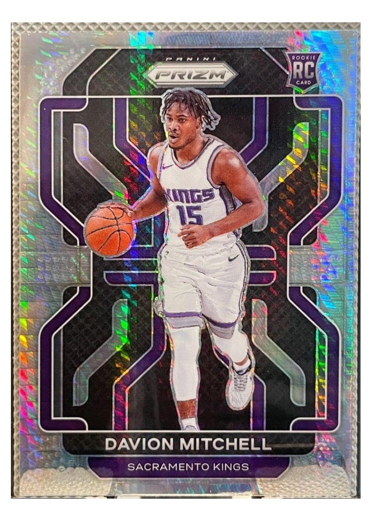 2021-22 Panini Prizm Base Set Davion Mitchell #312 card