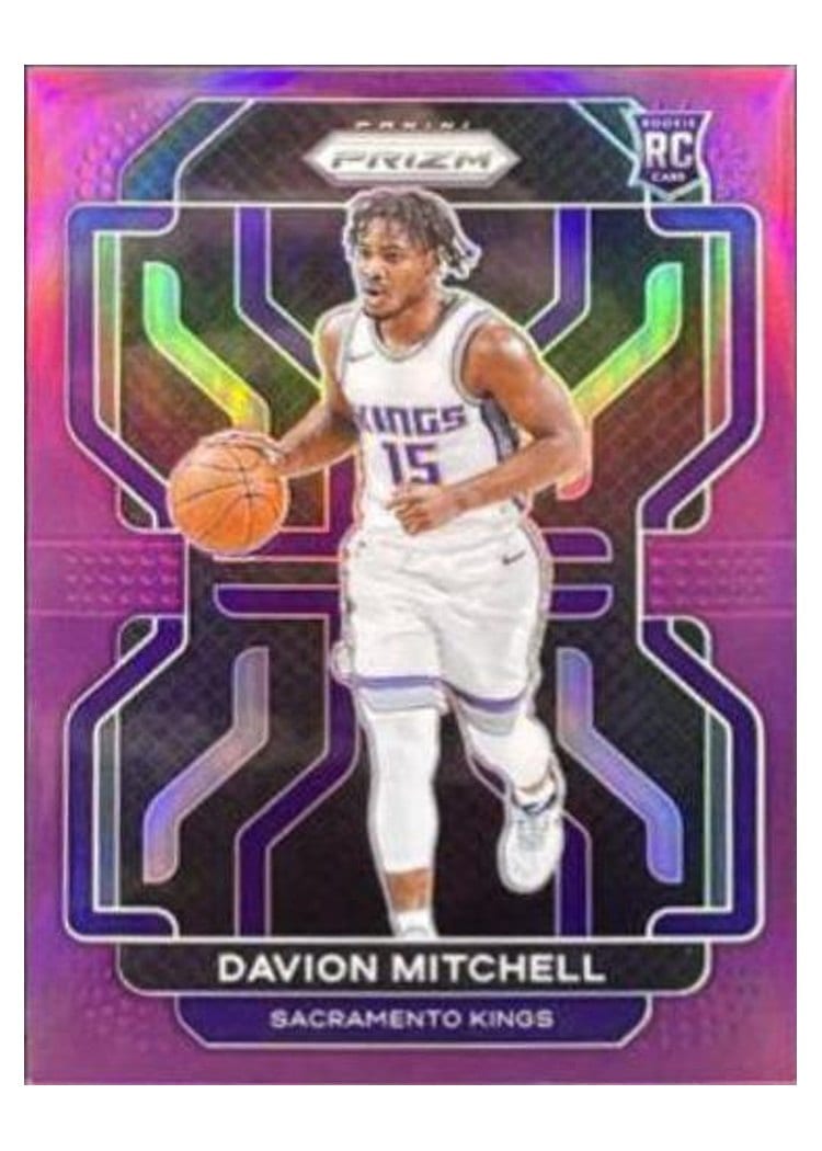 2021-22 Panini Prizm Base Set Davion Mitchell #312 card