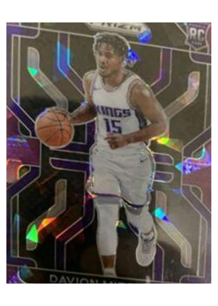 2021-22 Panini Prizm Base Set Davion Mitchell #312 card