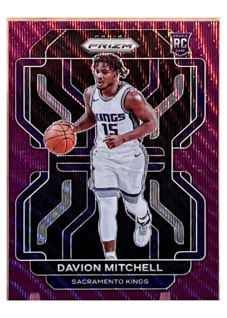 2021-22 Panini Prizm Base Set Davion Mitchell #312 card