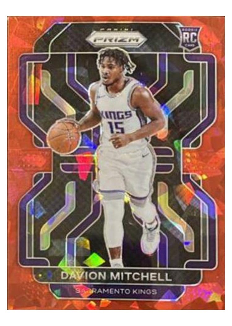 2021-22 Panini Prizm Base Set Davion Mitchell #312 card