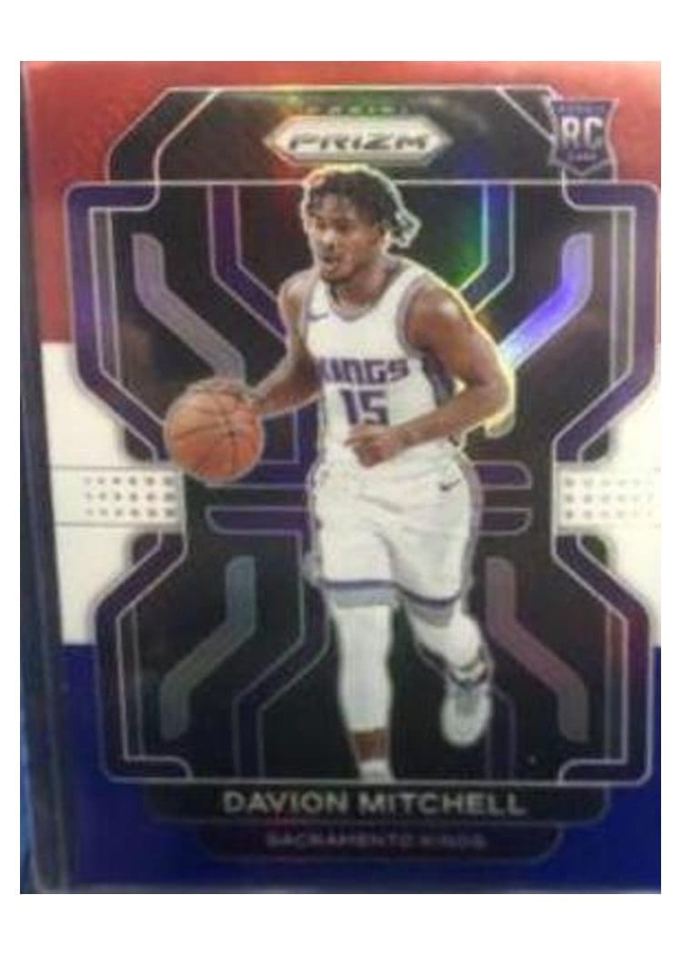 2021-22 Panini Prizm Base Set Davion Mitchell #312 card