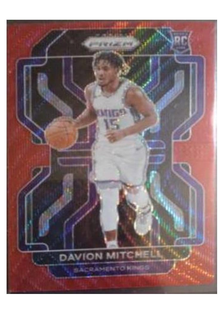 2021-22 Panini Prizm Base Set Davion Mitchell #312 card