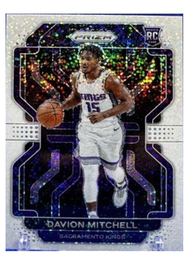 2021-22 Panini Prizm Base Set Davion Mitchell #312 card