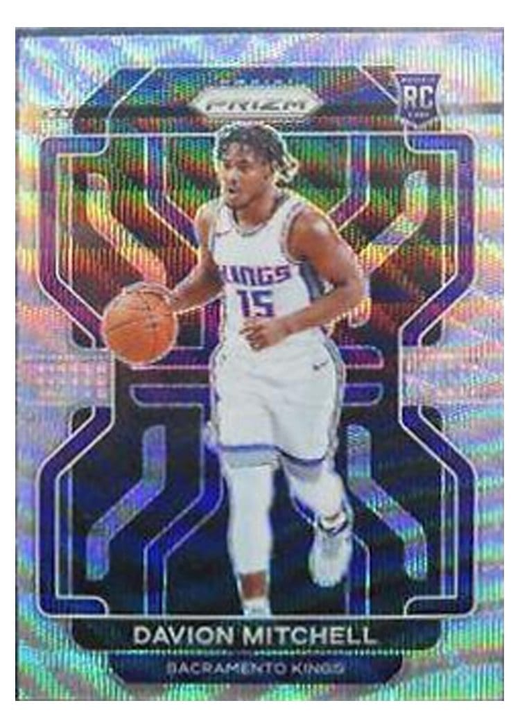 2021-22 Panini Prizm Base Set Davion Mitchell #312 card