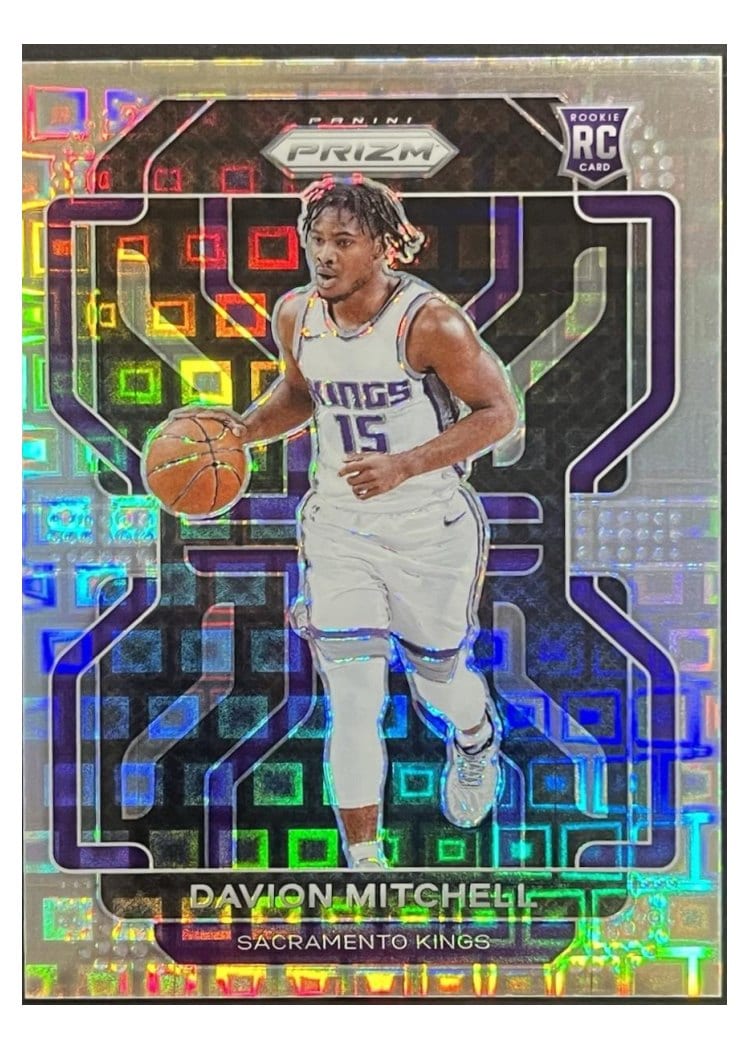 2021-22 Panini Prizm Base Set Davion Mitchell #312 card