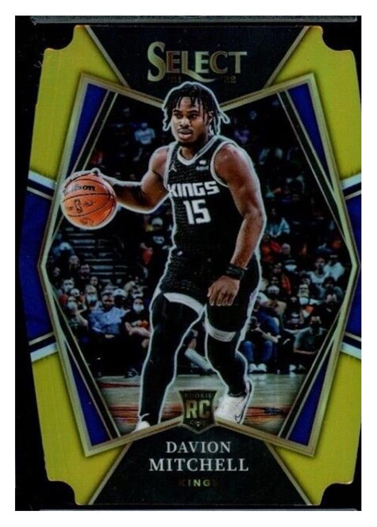 2021-22 Panini Select Base Set Davion Mitchell #118 card