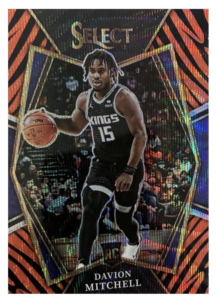 2021-22 Panini Select Base Set Davion Mitchell #118 card