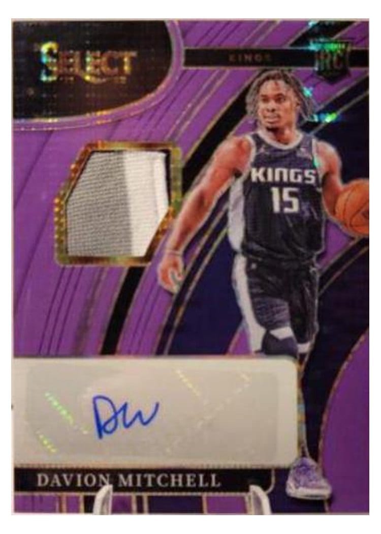 2021-22 Panini Select Base Set Davion Mitchell #280 card