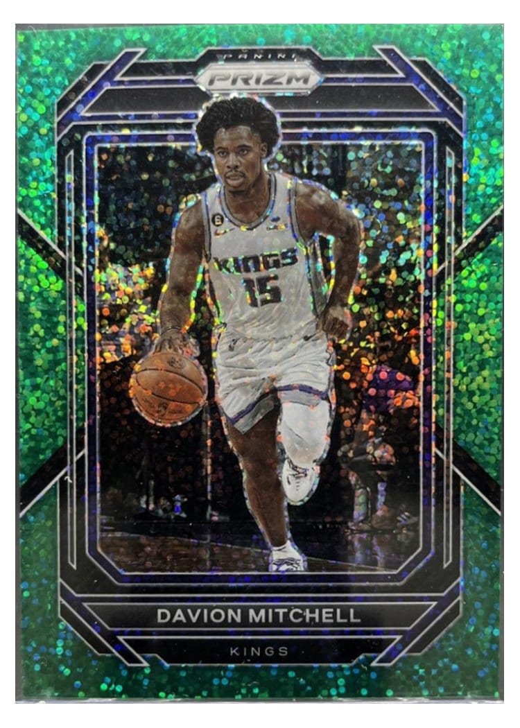 2022-23 Panini Prizm Base Set Davion Mitchell #136 card