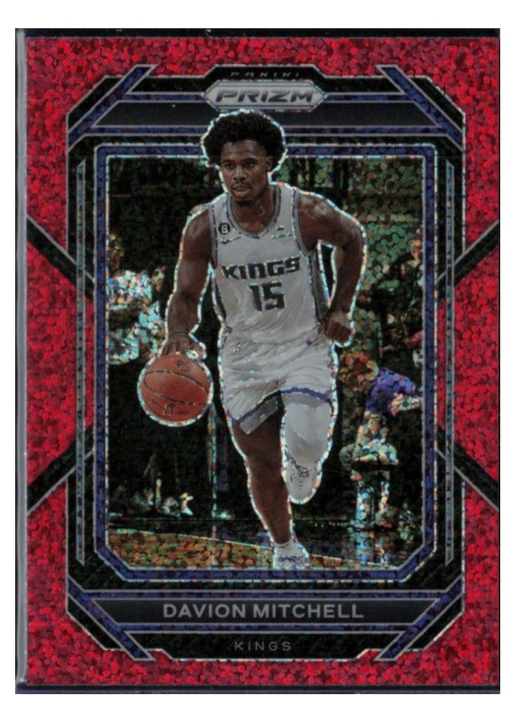 2022-23 Panini Prizm Base Set Davion Mitchell #136 card