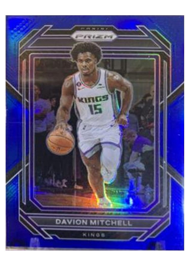 2022-23 Panini Prizm Base Set Davion Mitchell #136 card