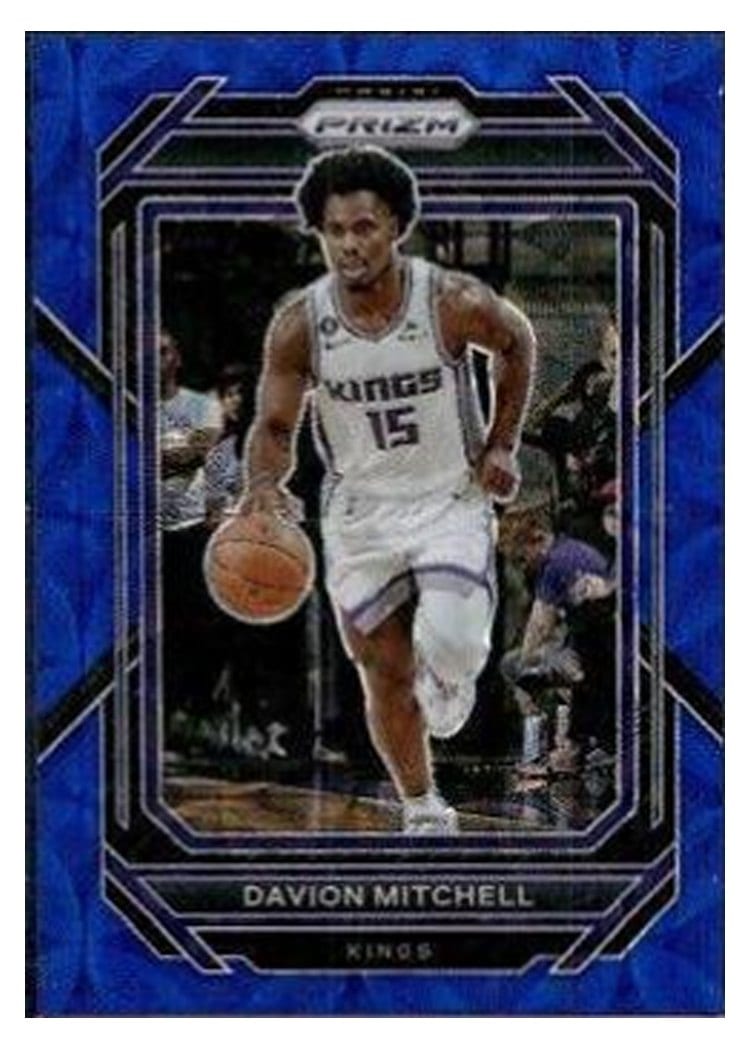2022-23 Panini Prizm Base Set Davion Mitchell #136 card