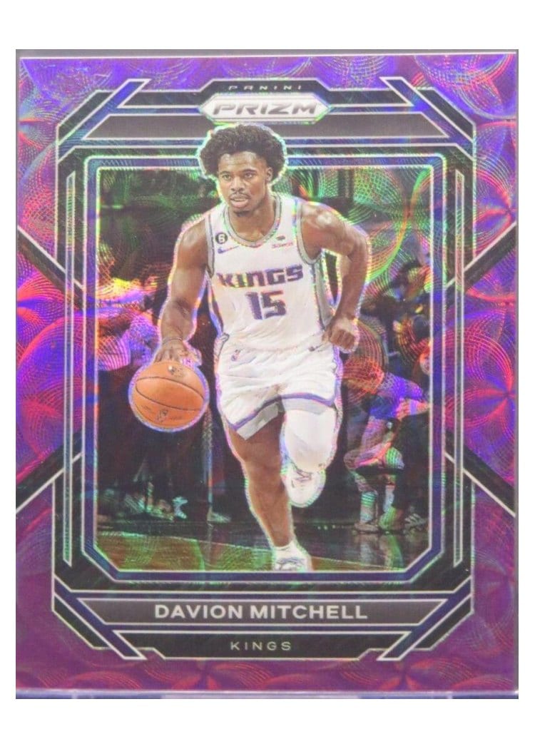 2022-23 Panini Prizm Base Set Davion Mitchell #136 card