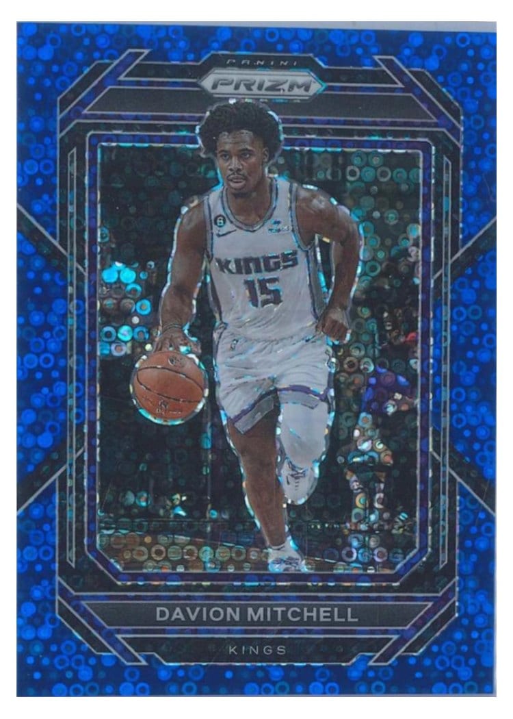 2022-23 Panini Prizm Base Set Davion Mitchell #136 card