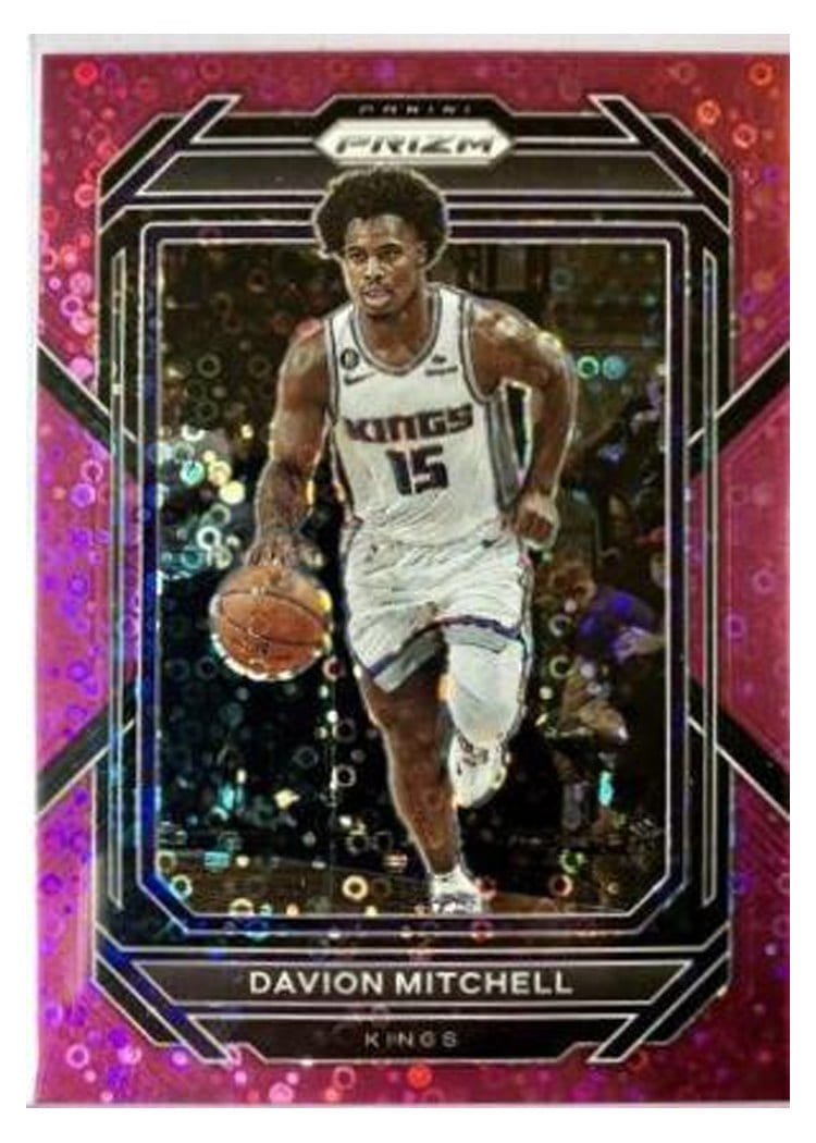 2022-23 Panini Prizm Base Set Davion Mitchell #136 card