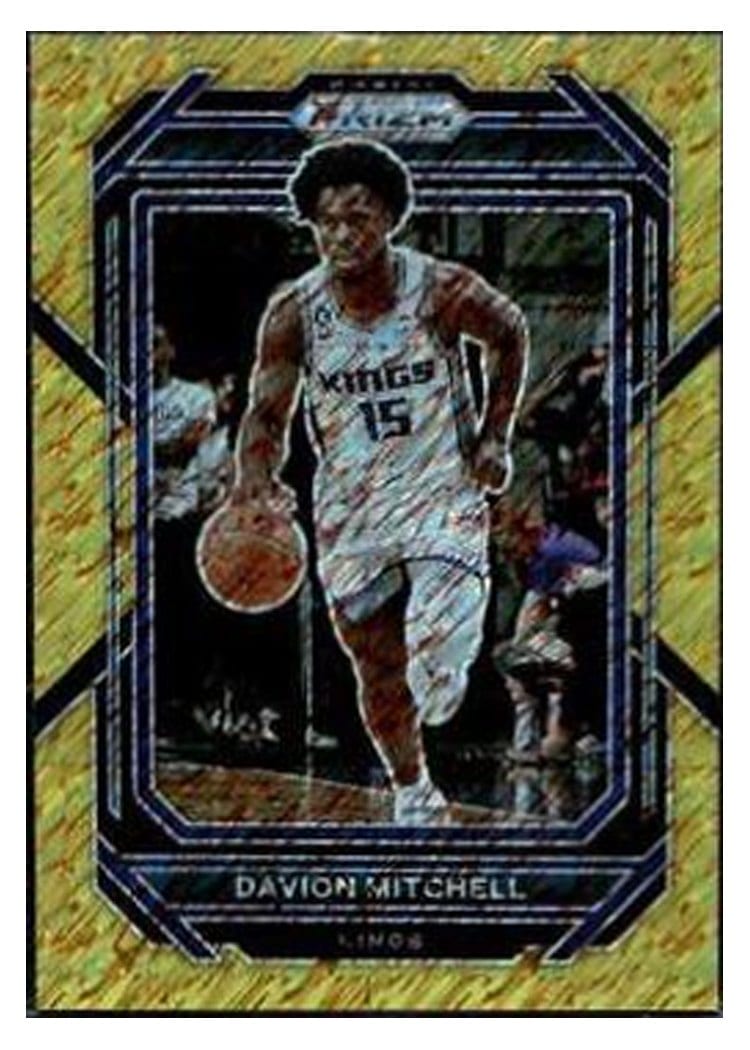 2022-23 Panini Prizm Base Set Davion Mitchell #136 card
