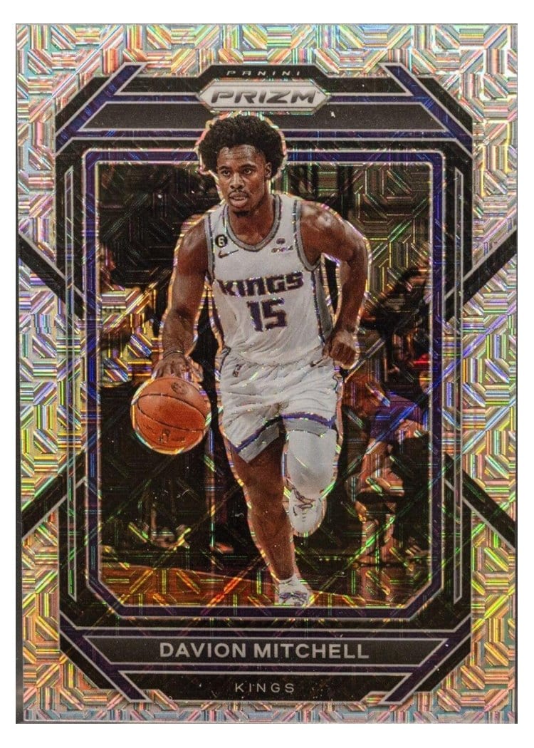 2022-23 Panini Prizm Base Set Davion Mitchell #136 card
