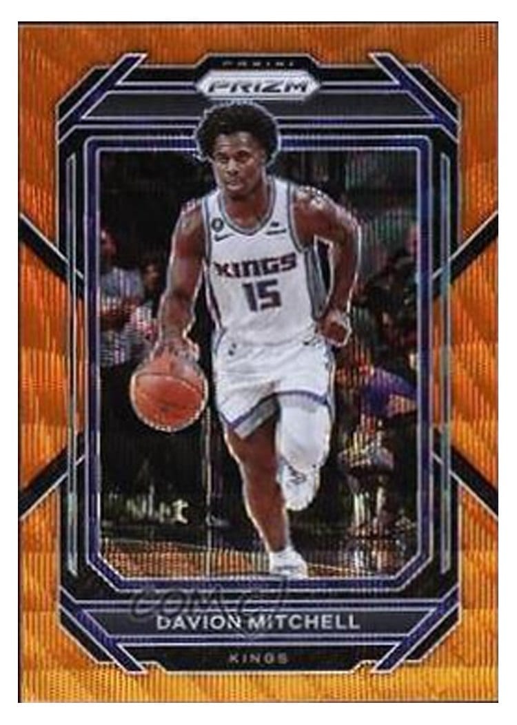2022-23 Panini Prizm Base Set Davion Mitchell #136 card