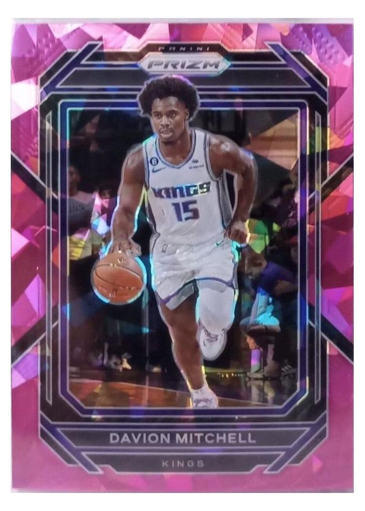 2022-23 Panini Prizm Base Set Davion Mitchell #136 card
