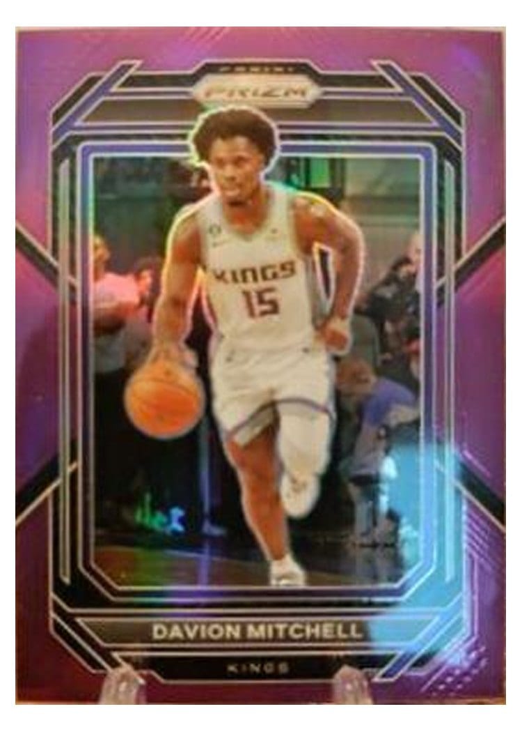 2022-23 Panini Prizm Base Set Davion Mitchell #136 card