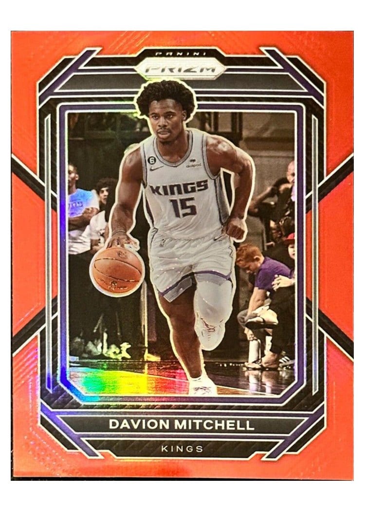 2022-23 Panini Prizm Base Set Davion Mitchell #136 card