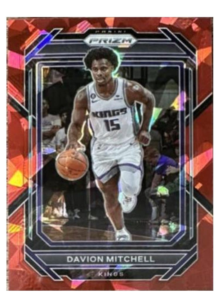 2022-23 Panini Prizm Base Set Davion Mitchell #136 card