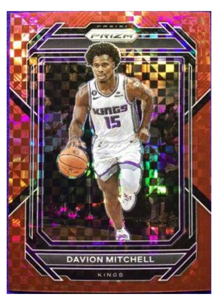 2022-23 Panini Prizm Base Set Davion Mitchell #136 card