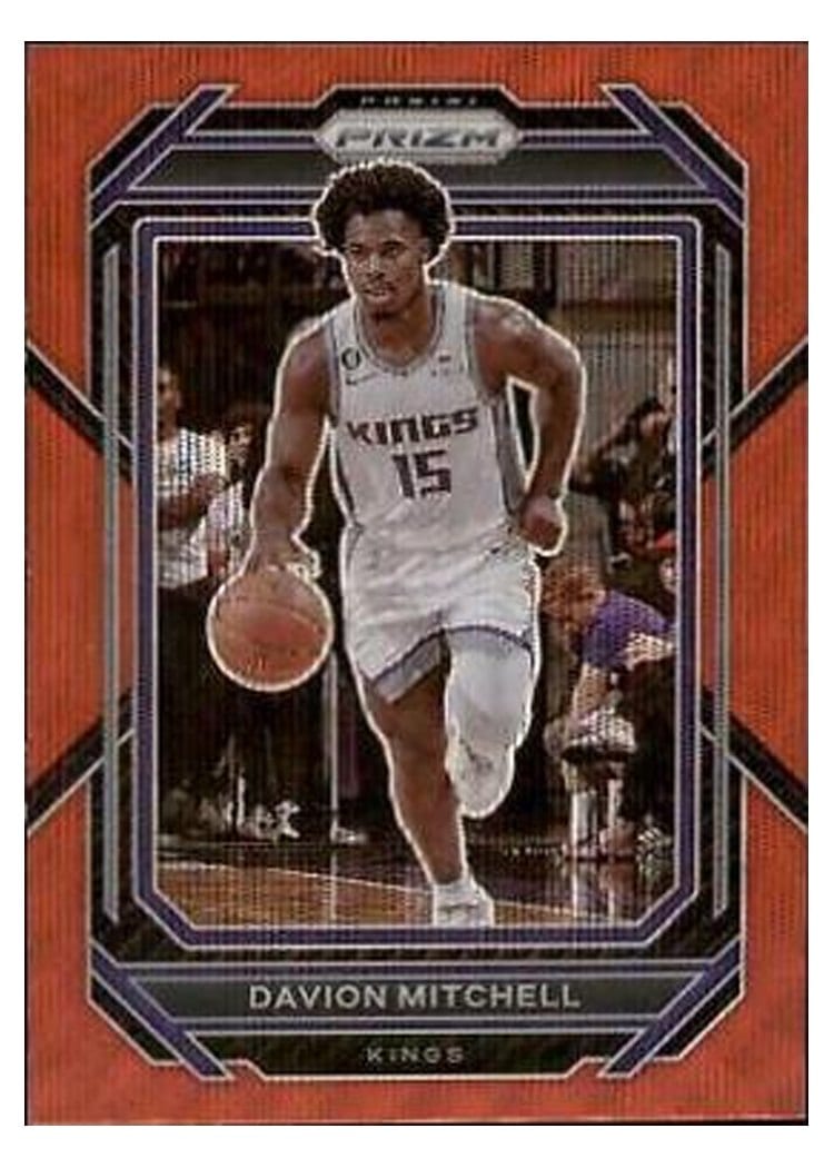 2022-23 Panini Prizm Base Set Davion Mitchell #136 card
