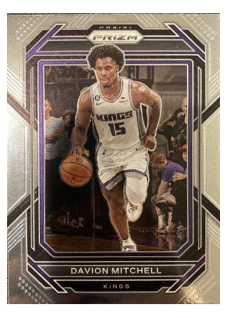 2022-23 Panini Prizm Base Set Davion Mitchell #136 card