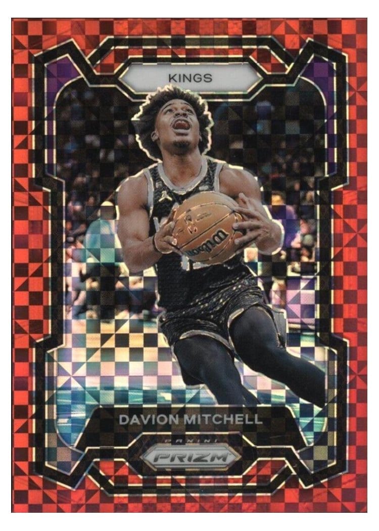 2023-24 Panini Prizm Base Set Davion Mitchell #227 card