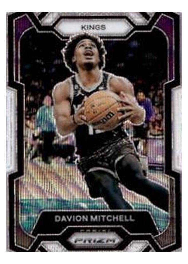 2023-24 Panini Prizm Base Set Davion Mitchell #227 card
