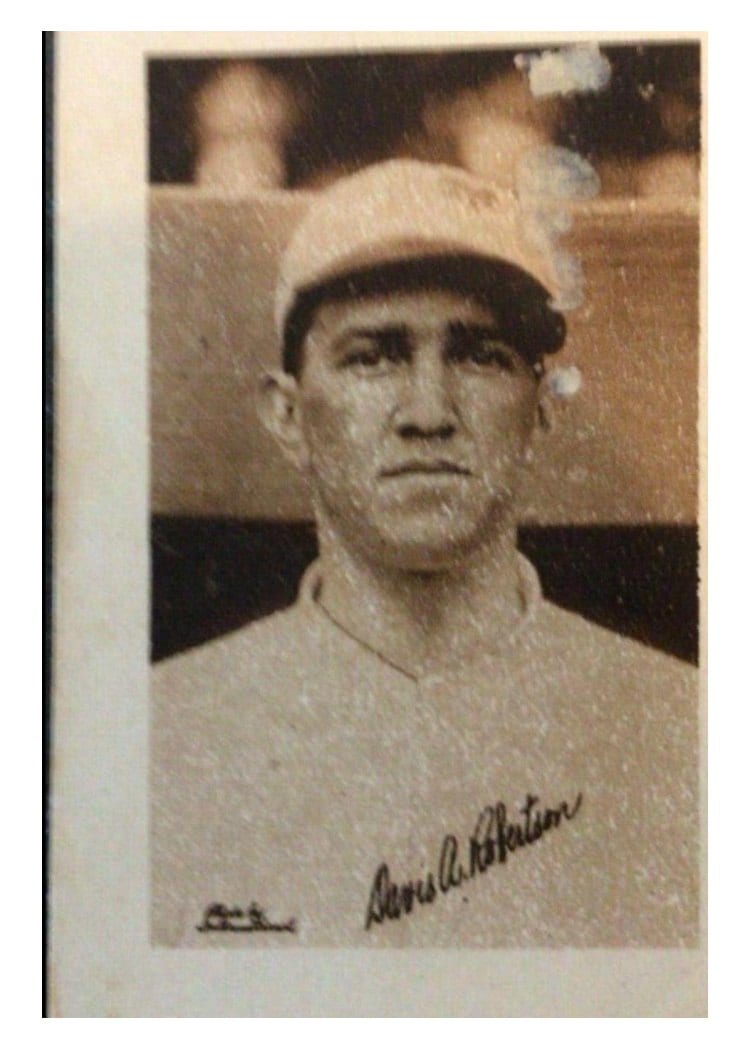 1923 Willard Chocolate Davis A. Robertson card