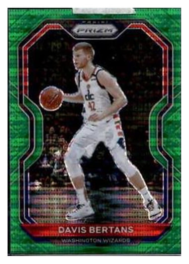 2020-21 Panini Prizm Base Set Davis Bertans #98 card