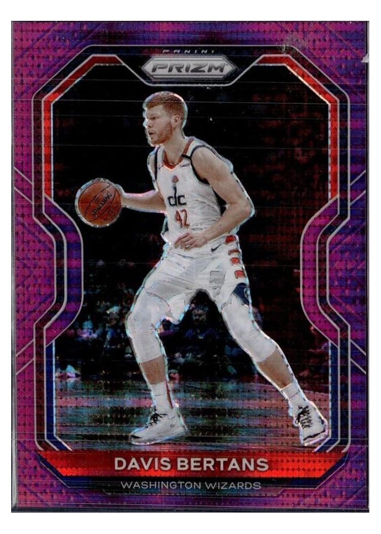 2020-21 Panini Prizm Base Set Davis Bertans #98 card
