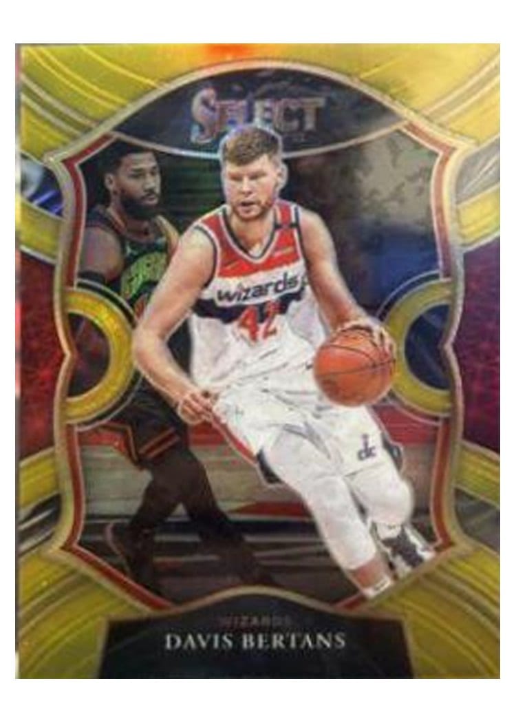 2020-21 Panini Select Base Set Davis Bertans #28 card