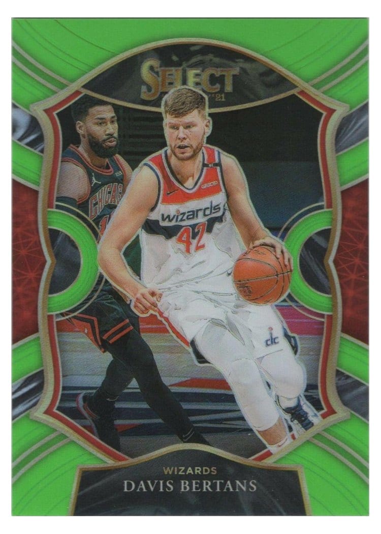 2020-21 Panini Select Base Set Davis Bertans #28 card