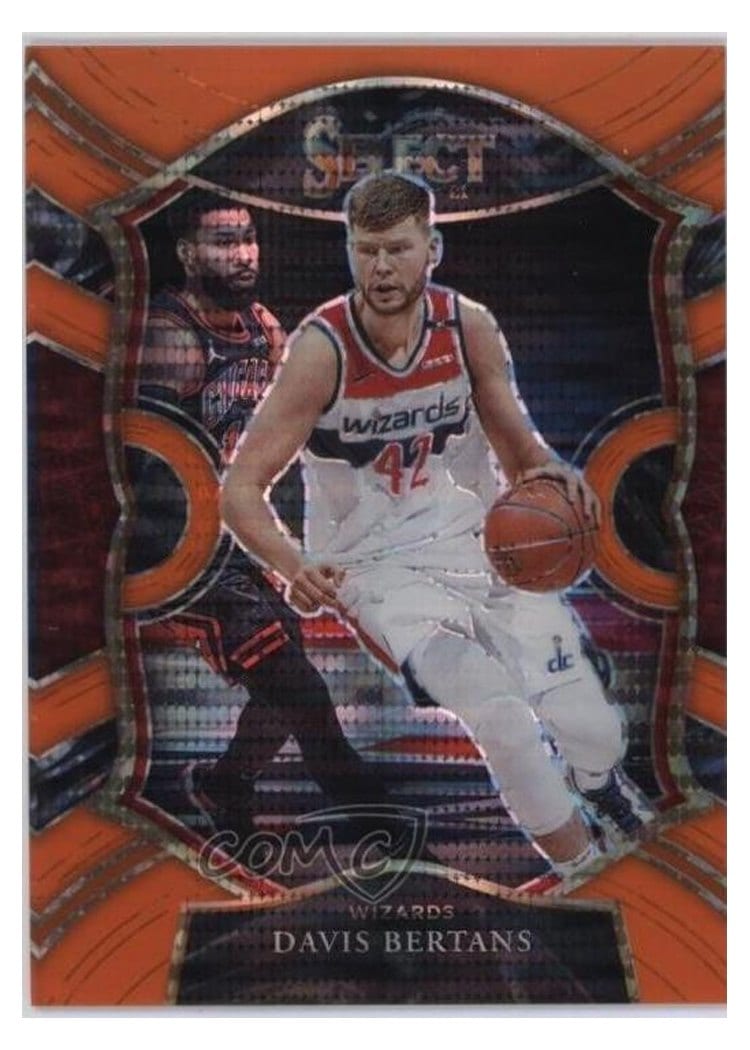 2020-21 Panini Select Base Set Davis Bertans #28 card
