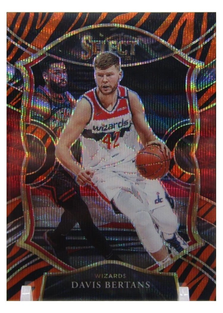 2020-21 Panini Select Base Set Davis Bertans #28 card