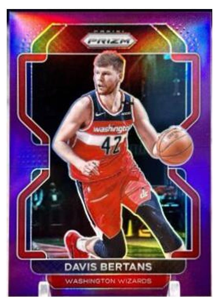 2021-22 Panini Prizm Base Set Davis Bertans #23 card
