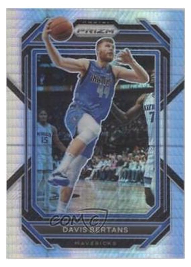 2022-23 Panini Prizm Base Set Davis Bertans Hyper Prizm #189 card