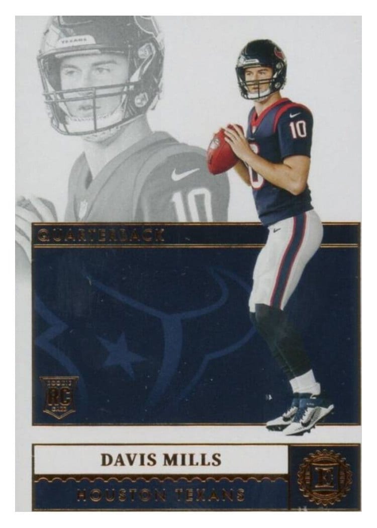 2021 Panini Encased Base Set Davis Mills #120 card