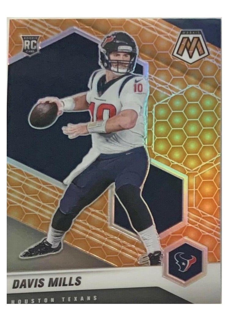 2021 Panini Mosaic Base Set Davis Mills Honeycomb #322 card