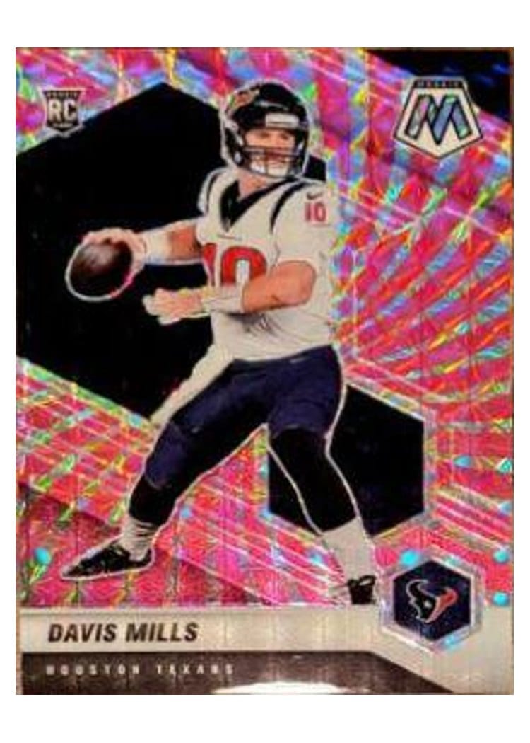 2021 Panini Mosaic Base Set Davis Mills #322 card
