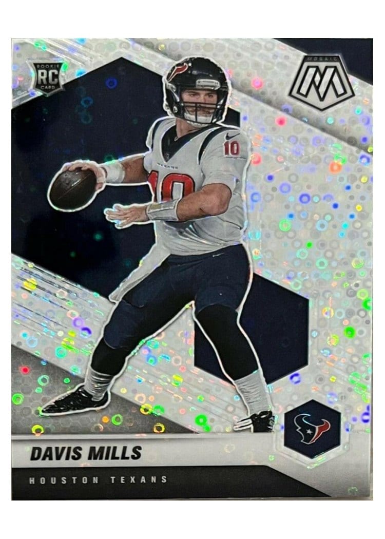 2021 Panini Mosaic Base Set Davis Mills #322 card