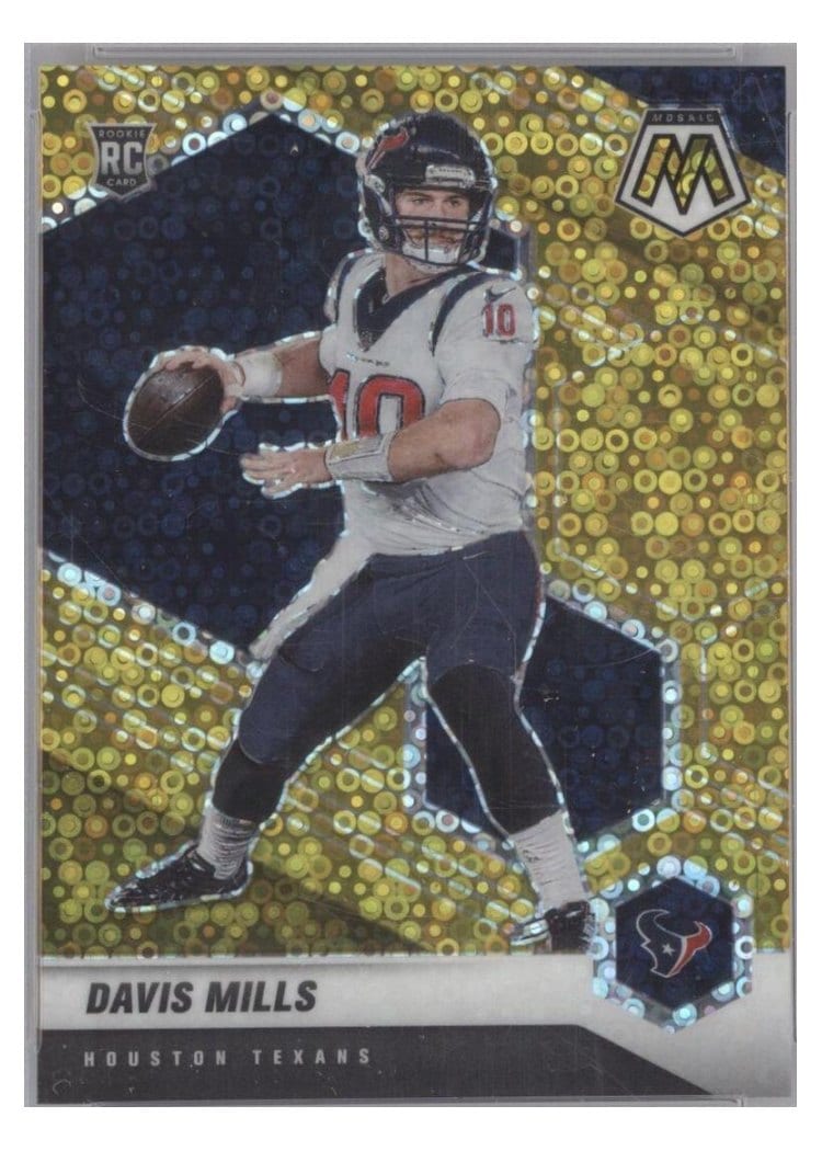 2021 Panini Mosaic Base Set Davis Mills #322 card
