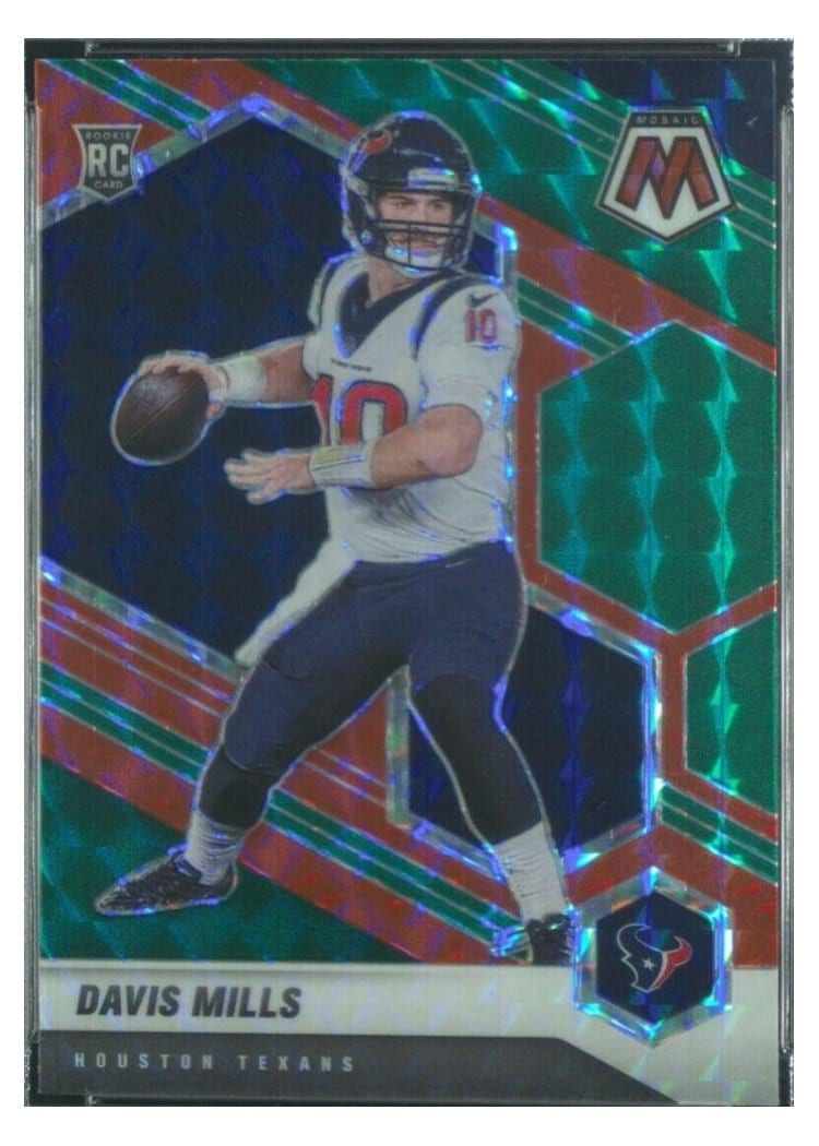 2021 Panini Mosaic Base Set Davis Mills #322 card